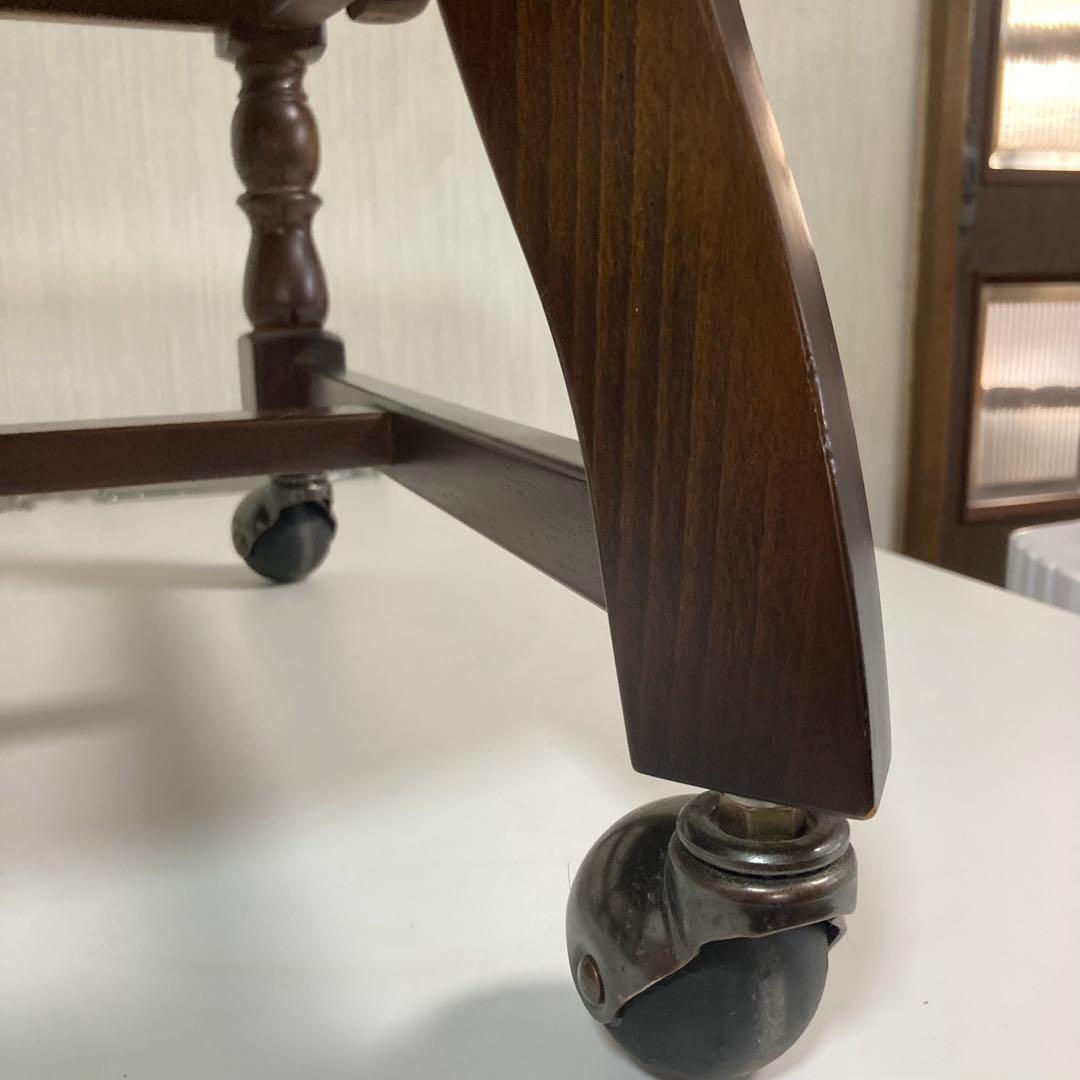 カリモク コロニアル アームチェア 椅子 1人がけ キャスター付き