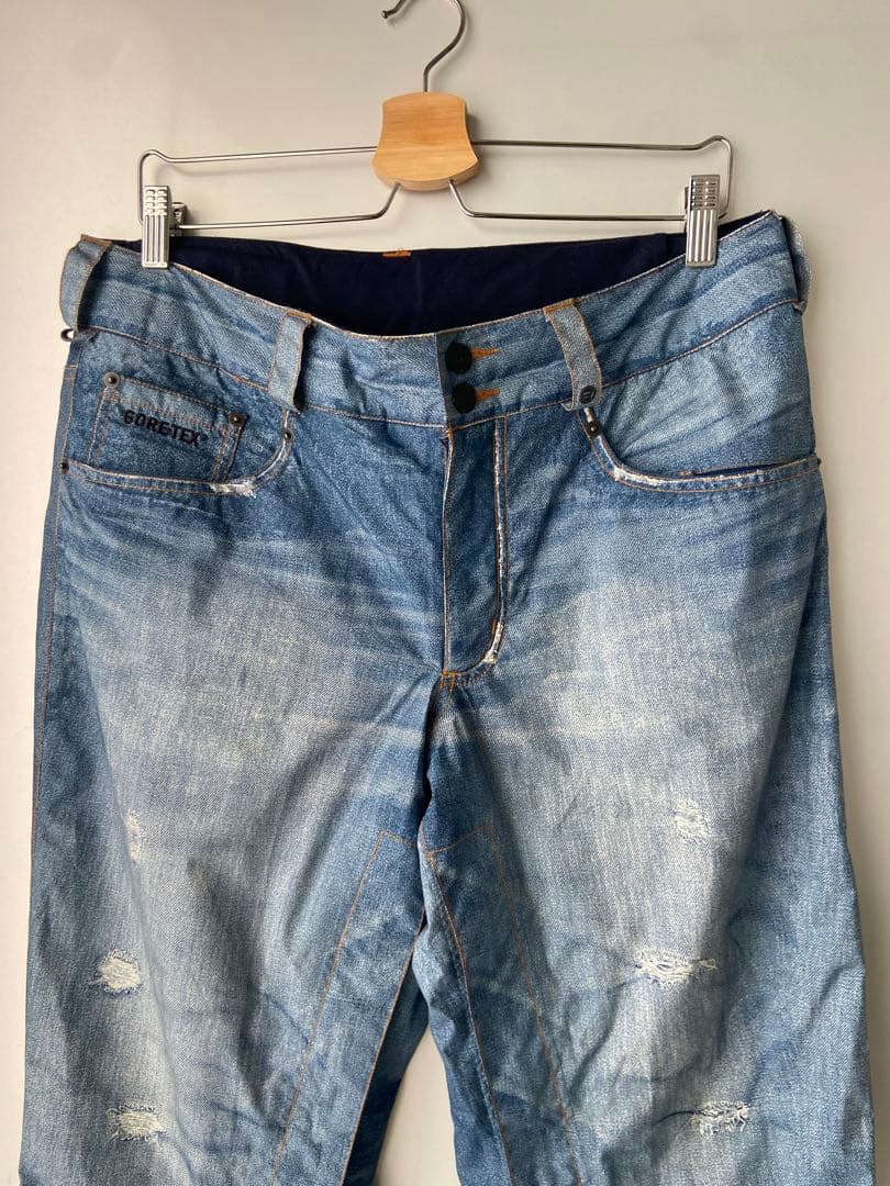 Burton クラッシュデニム柄 スノーボードパンツ