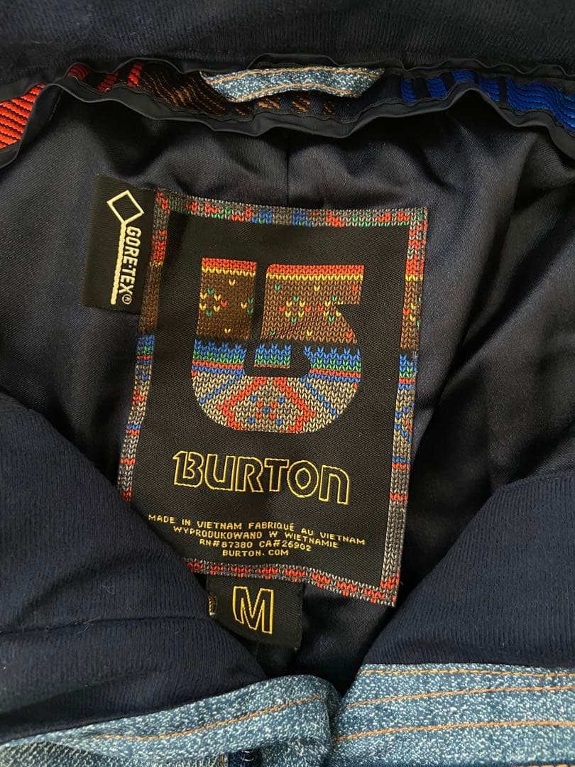 Burton クラッシュデニム柄 スノーボードパンツ