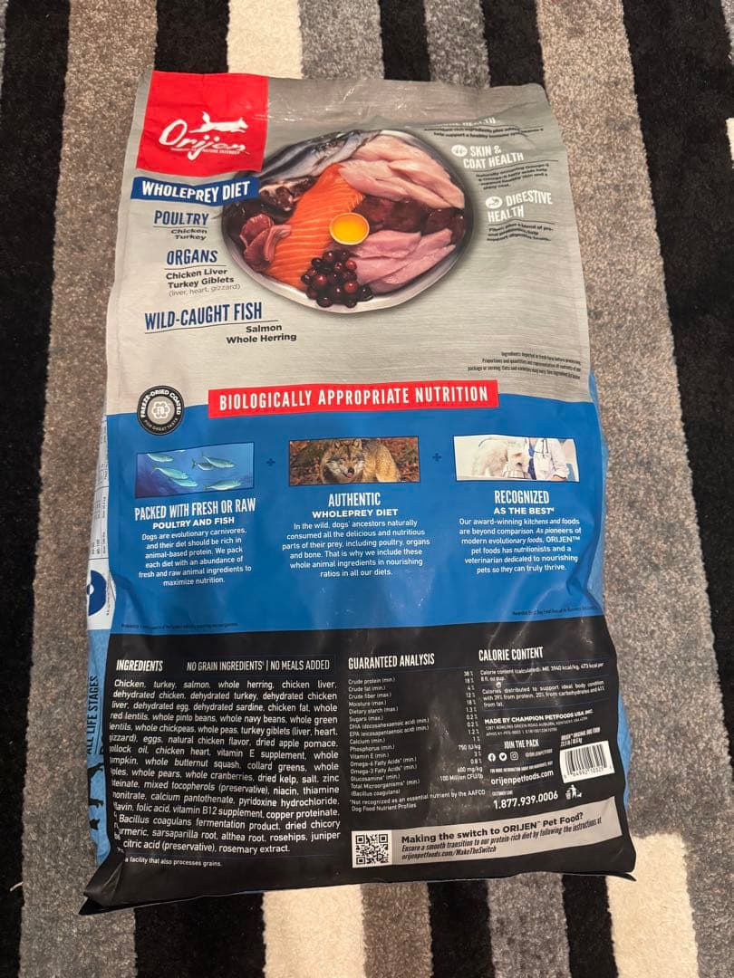 【最安】オリジン オリジナル ドッグフード10.6kg