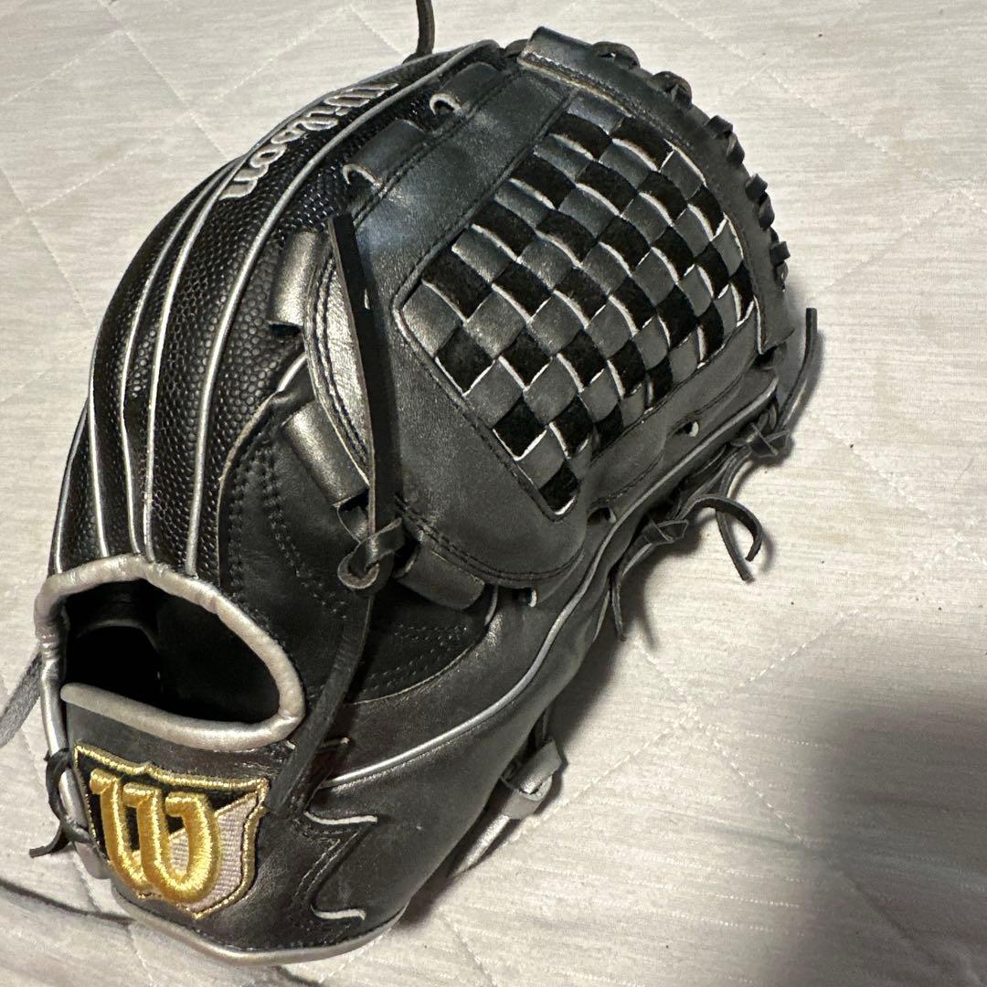 Wilson ブラック 軟式グローブ