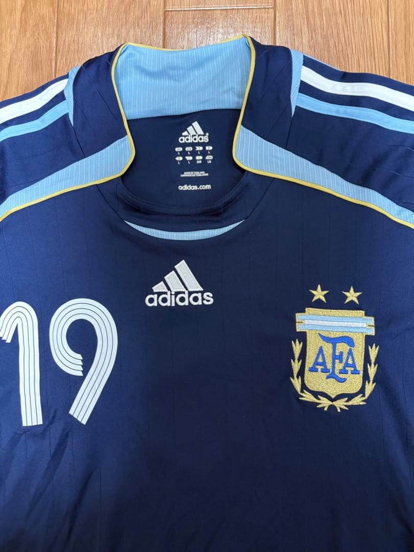 adidas アルゼンチン代表 メッシ ユニフォーム 2006 アウェイ