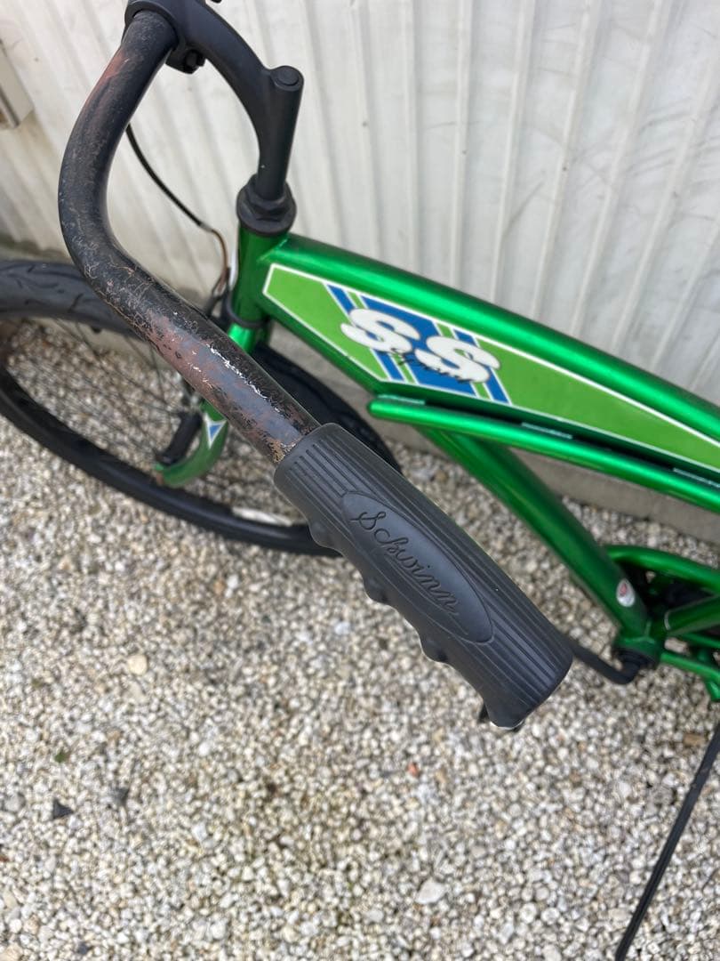 グリーン ビーチクルーザー 自転車