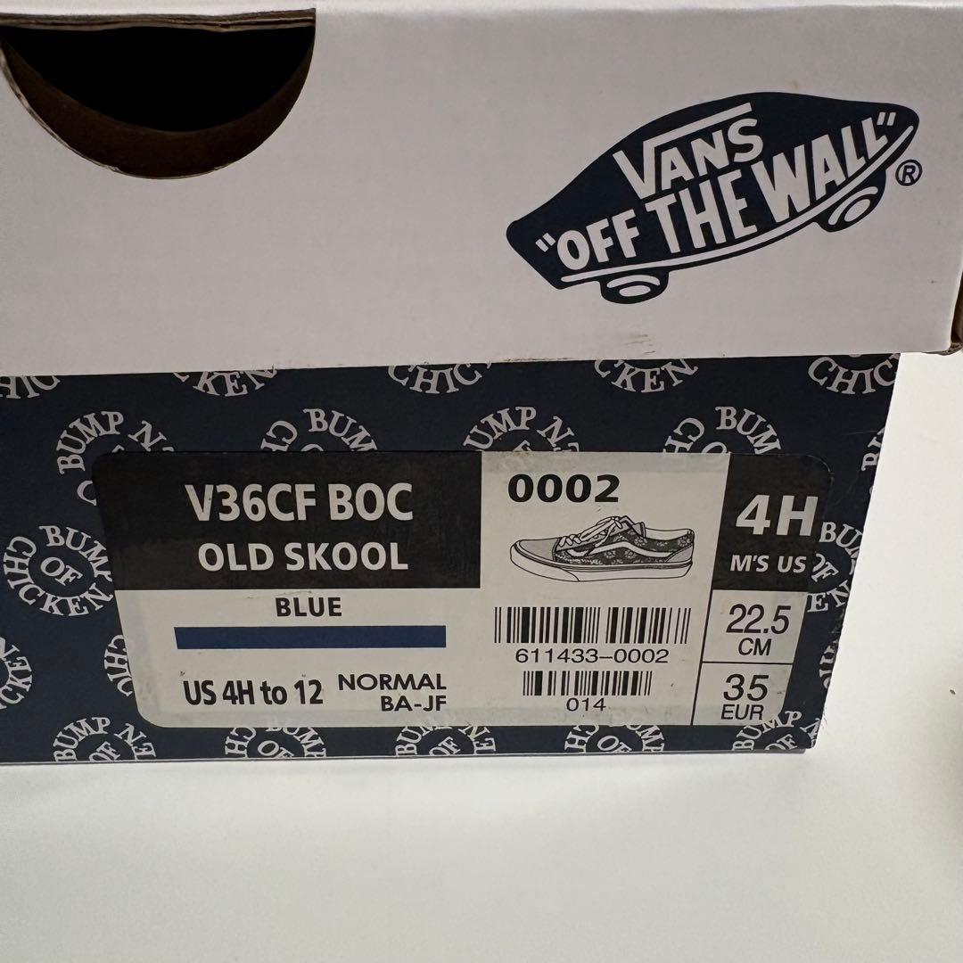 【未使用】22.5cm 箱ありVANS × BUMP OF CHICKEN