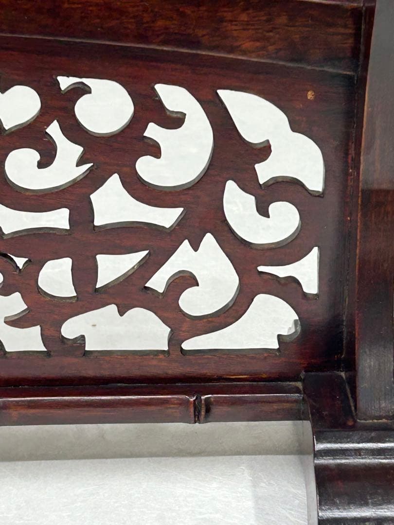 刀掛け　3本掛け　唐木？　日本刀