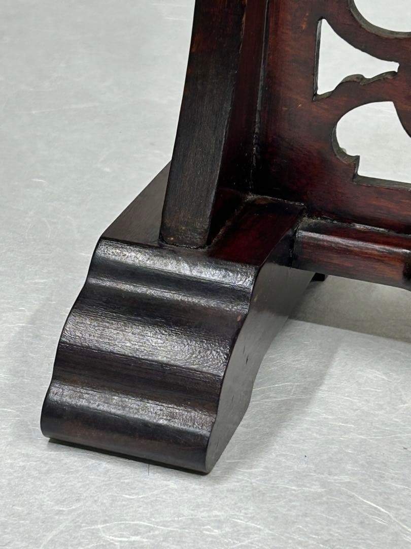 刀掛け　3本掛け　唐木？　日本刀