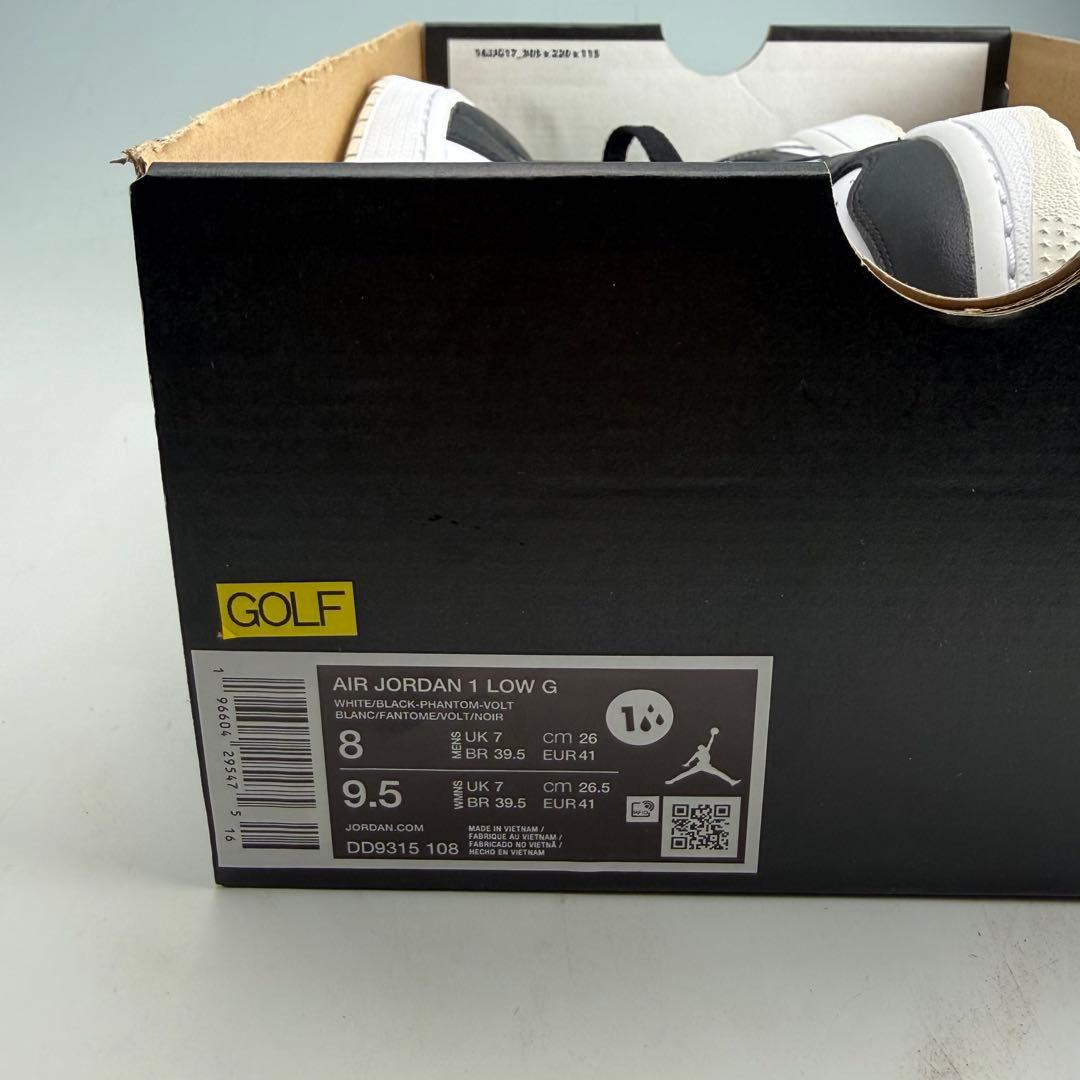 26cm ナイキ エアジョーダン1 ロー ゴルフ \"ファントム/ボルト\"