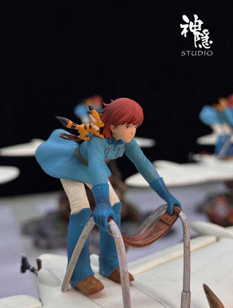 宮崎駿 風の谷 風を操る者 樹脂 彫刻 フィギュア