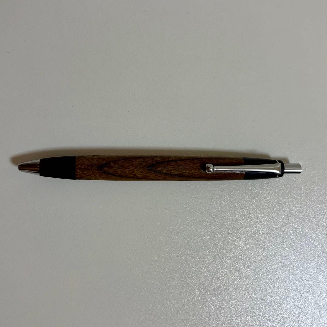 野原工芸　神代けやき ボールペン 玉クリップ 銀金具 廃番
