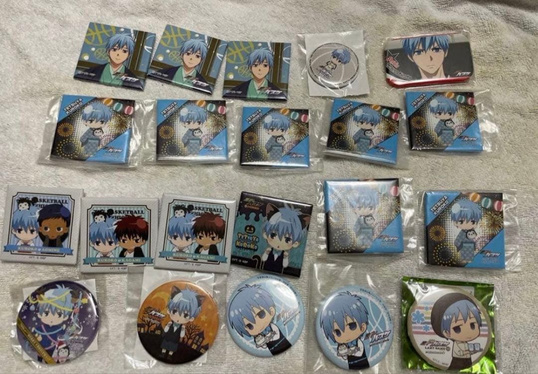 黒子のバスケキャラクター缶バッジセット