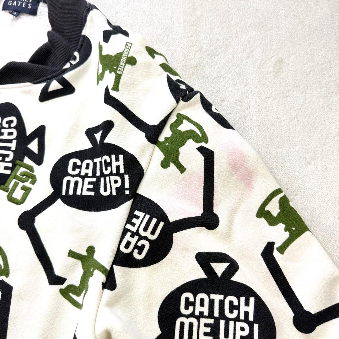 PEARLY GATES 総柄 裏起毛 ダブルジップ 日本製 ゴルフジャケットL