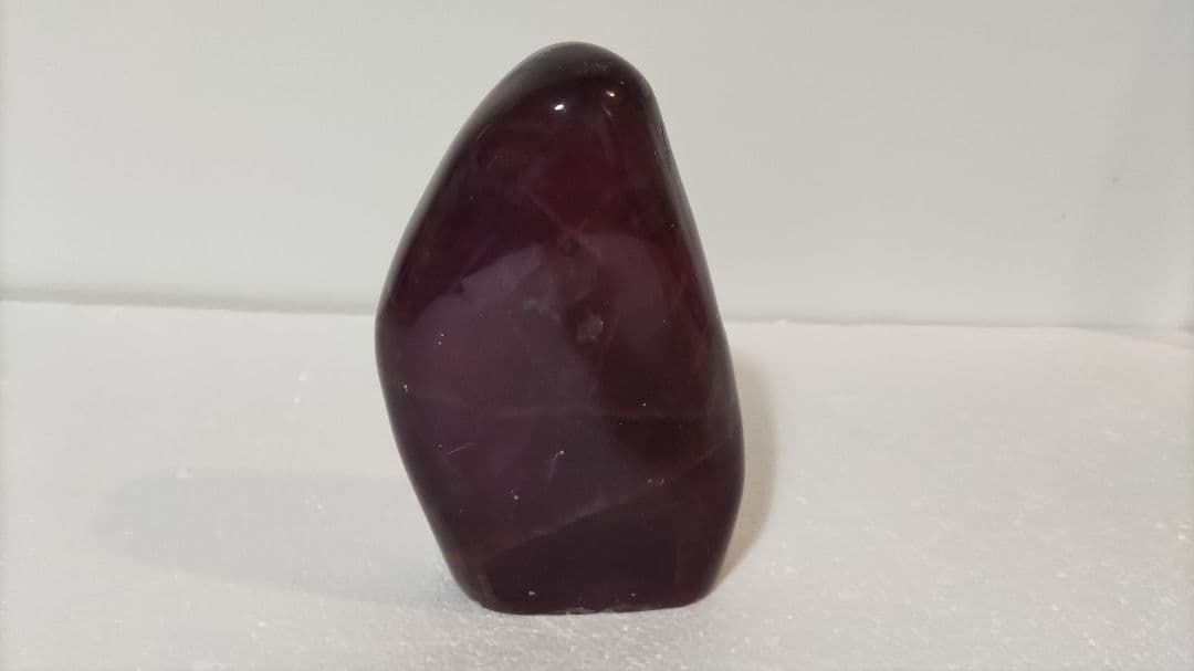 パワーストーン　天然石　パープルフローライト　置物　3.4kg　No.805