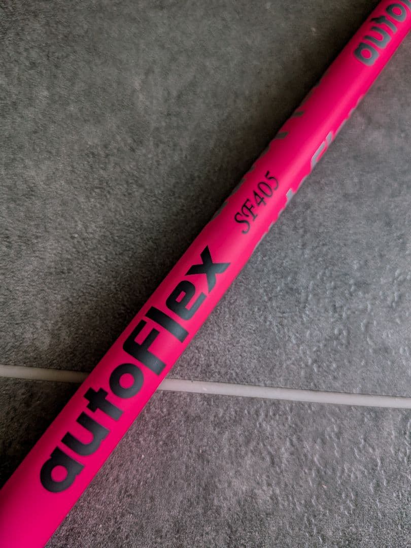 ●超美品●autoflex SF405 シャフト ピンク1W用　ピン最新スリーブ