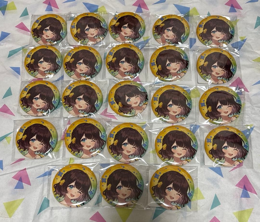 にじさんじ　缶バッジ　あやかき　DMMスクラッチ　司賀りこ