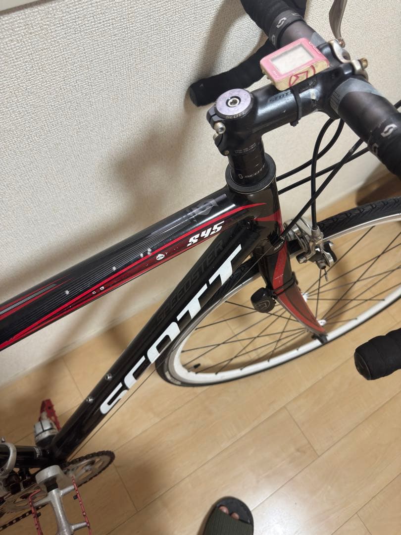 SCOTT S45 ロードバイク ブラック/レッド