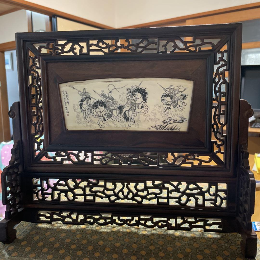 三国志　三英戦呂布図