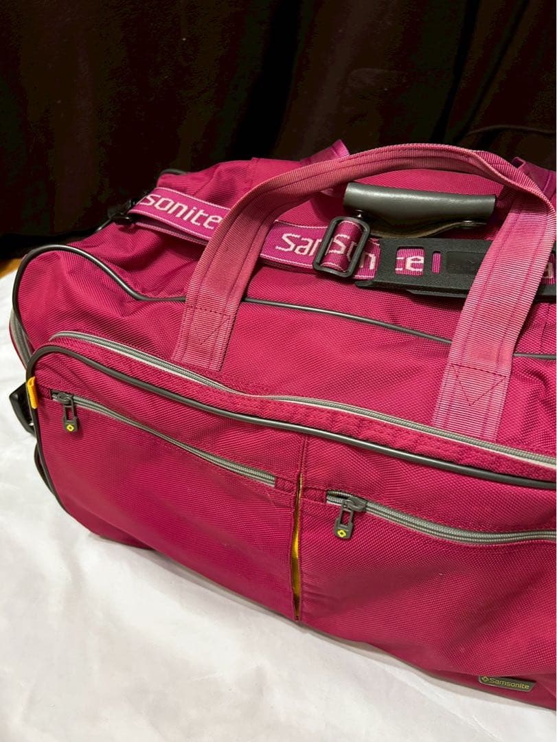 【SAMSONITE SET❗️】サムソナイト2way ボストンバッグ　カート付