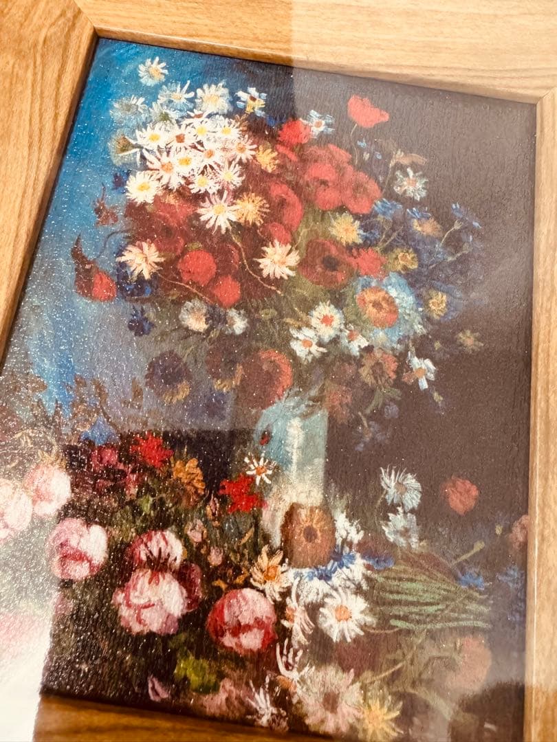 大ゴッホ展 野の花とバラのある静物 ゴッホ展 ミニフレーム