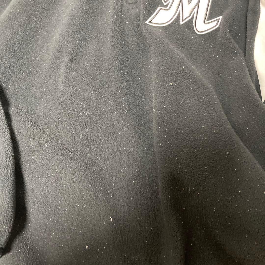 千葉ロッテマリーンズ　オーセンティック　フリースパーカー