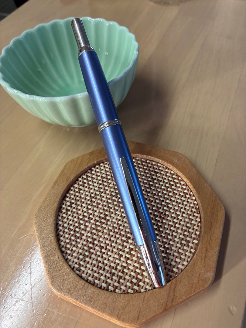 パイロット 万年筆 キャップレスデシモ ペン先 F ライトブルー 18K