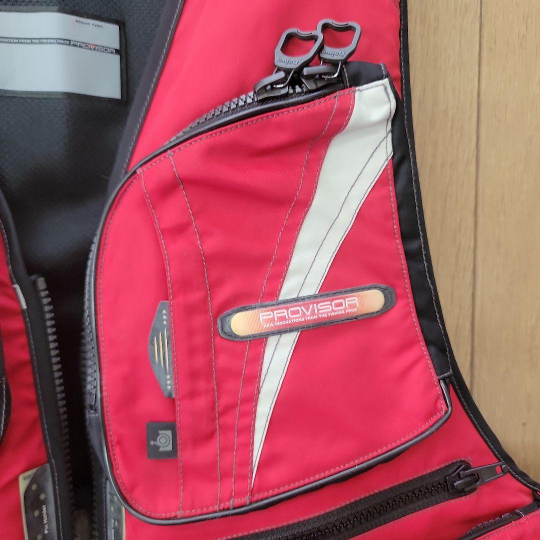 PROVISOR 釣り用ライフジャケット L/XL 赤