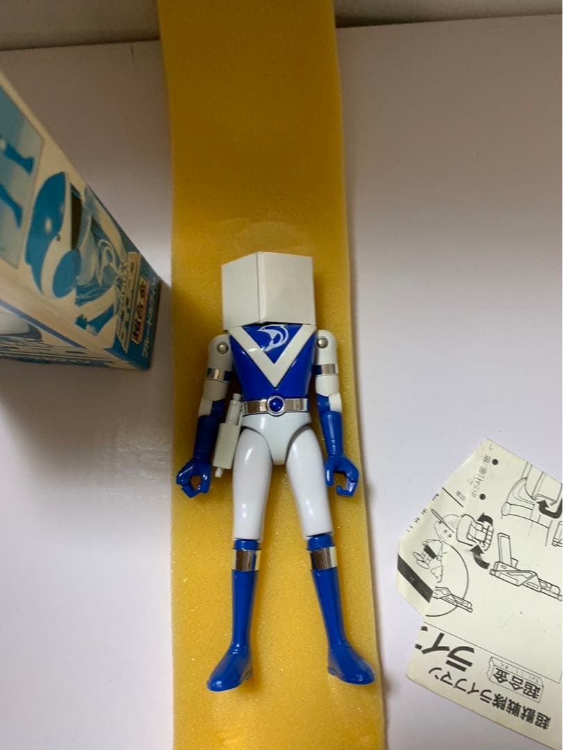 ⚠️レア　箱付き　地球戦隊ライブマン　ブルードルフィン　超合金　バンダイ　当時物
