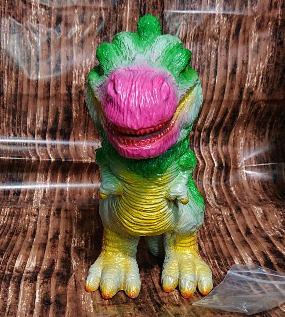 インディーズソフビ モンストック ティラゴン 怪獣 ソフビ ブルマァク マルサン