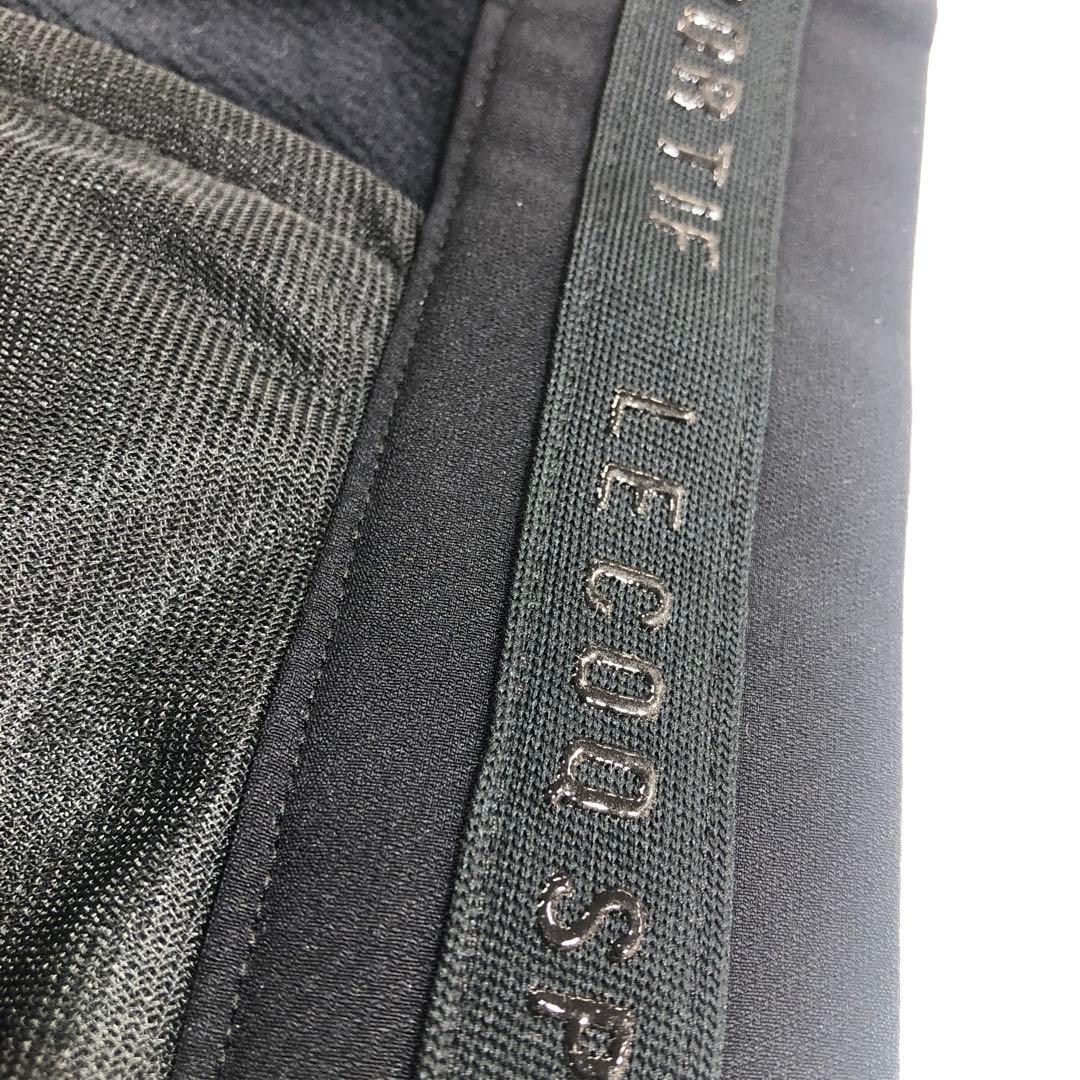ルコックスポルティフ黒 ストレッチパンツ レディース ゴルフLL