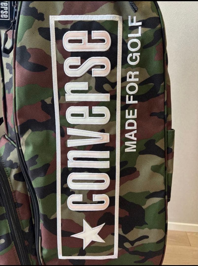 CONVERSE 迷彩 ゴルフバッグ　美品