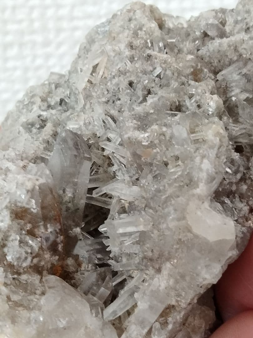 長野県　大日向砕石場　国産天然水晶　水晶クラスター　999