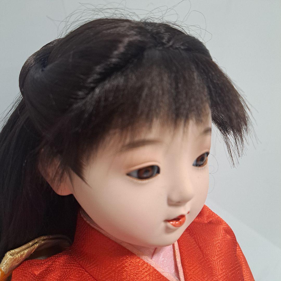 市松人形　寿喜代作　紫絵莉　日本人形　13号　昭和レトロ