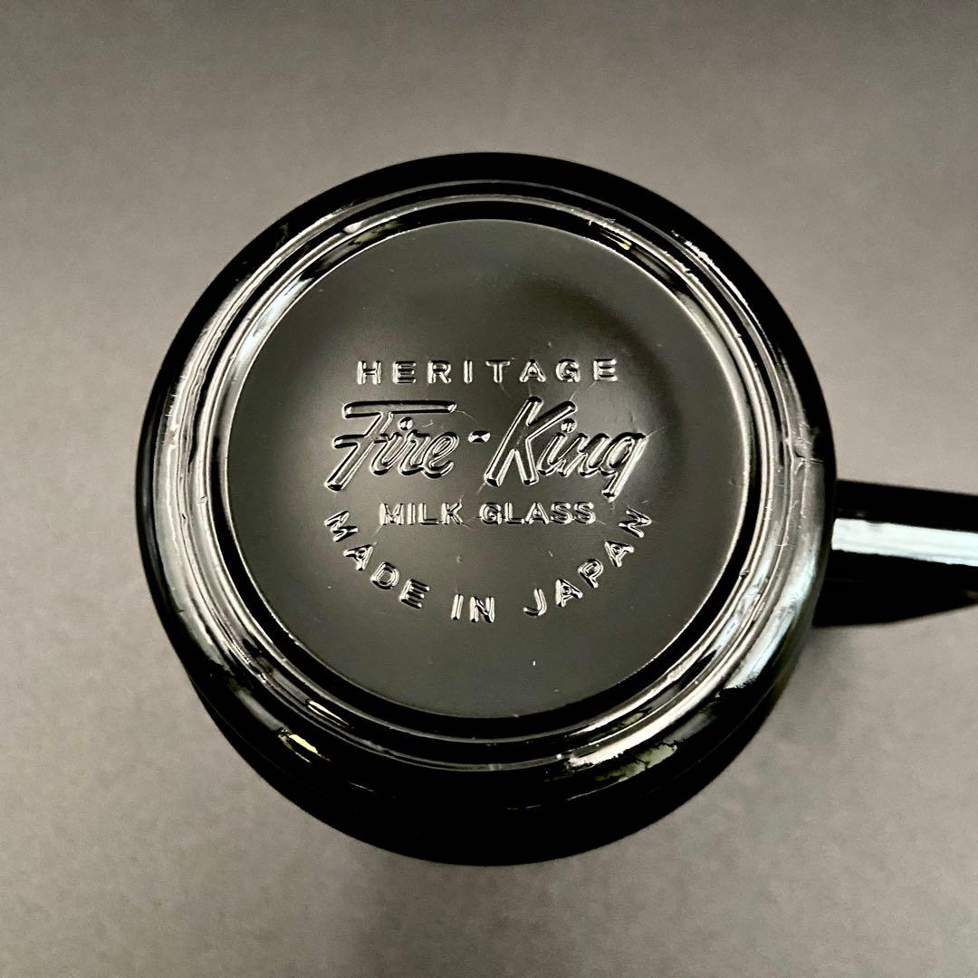 Fire-King スタッキングマグ PENDLETONハーディング ブラック①