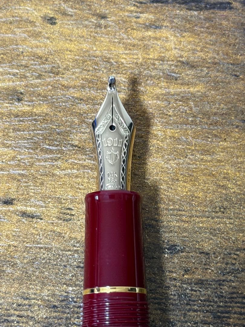 新品未使用　長刀　ディープレッド　ふでDEまんねん　NAG セーラー　万年筆