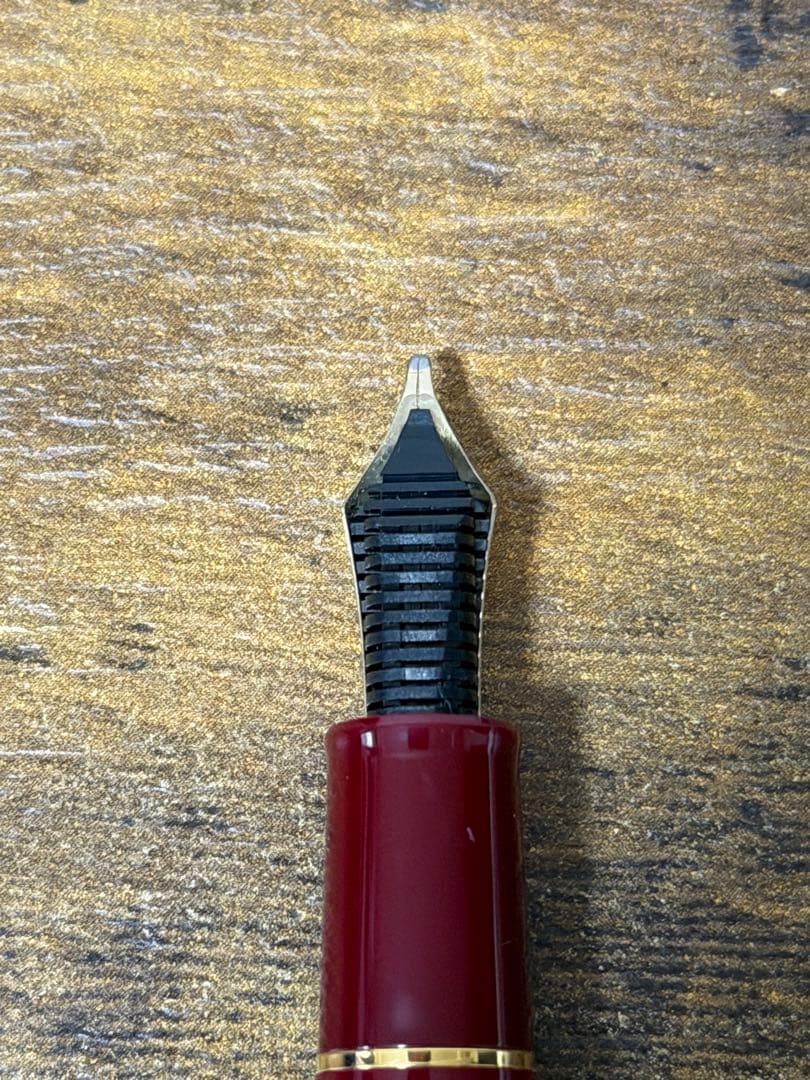 新品未使用　長刀　ディープレッド　ふでDEまんねん　NAG セーラー　万年筆