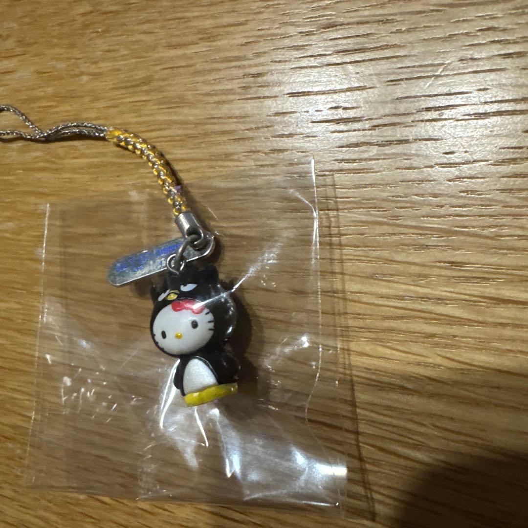 かぶりんぼキティ　シナモロール☆バッドばつ丸☆根付け ストラップ