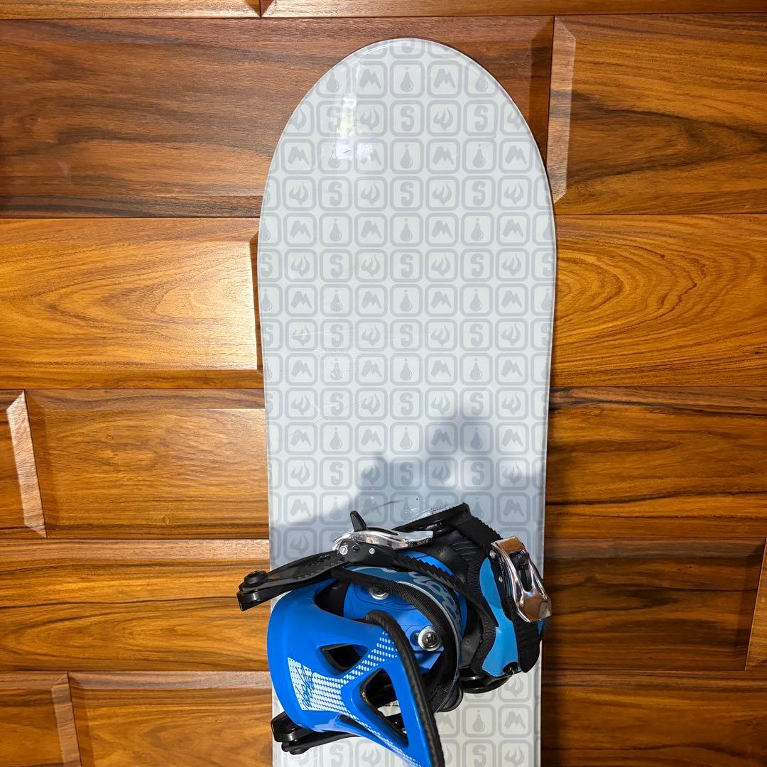 NAKED×SPOON キッズスノーボードセット　118cm　バイン付3点セット