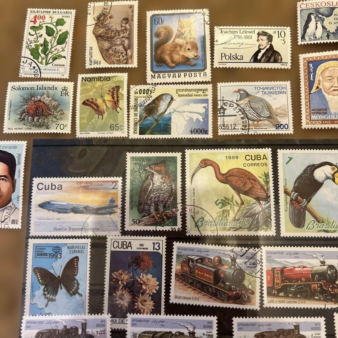 ⭐️切手コレクション 動物 列車⭐️