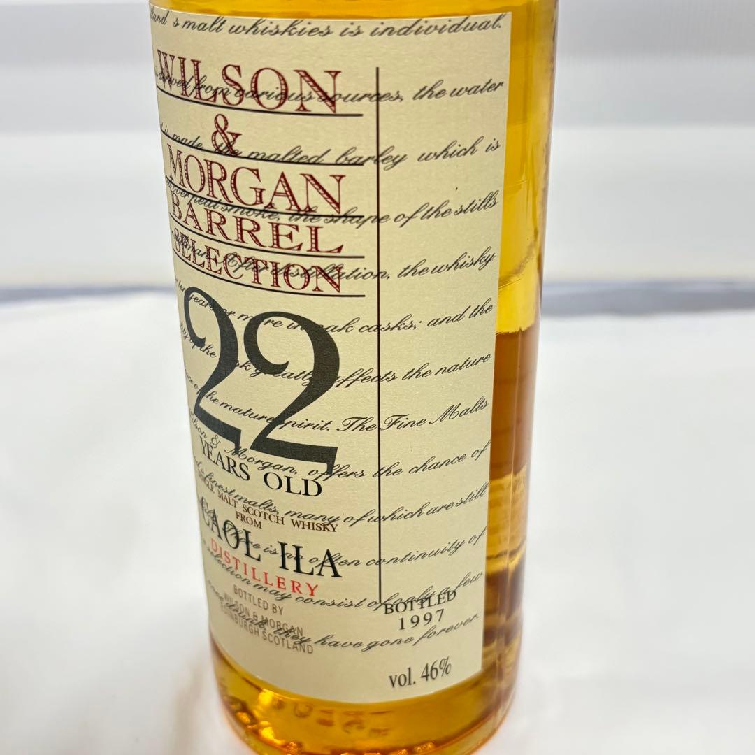 【未開栓保管品】WILSON&MORGAN CAOL ILA 22