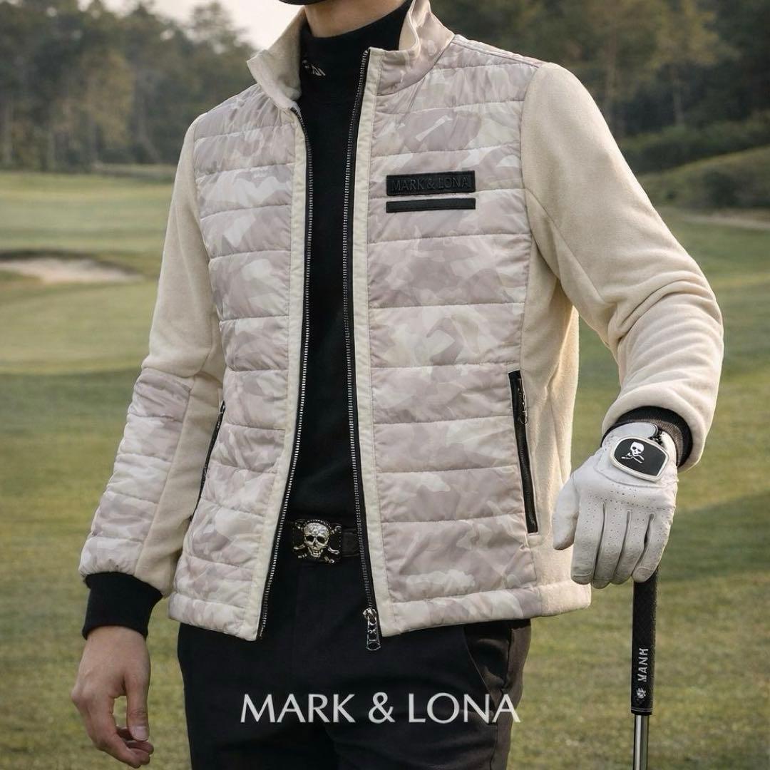 か*ち様 【ビッグサイズ】MARK&LONA　21AW カモフラ 中綿フリースジ