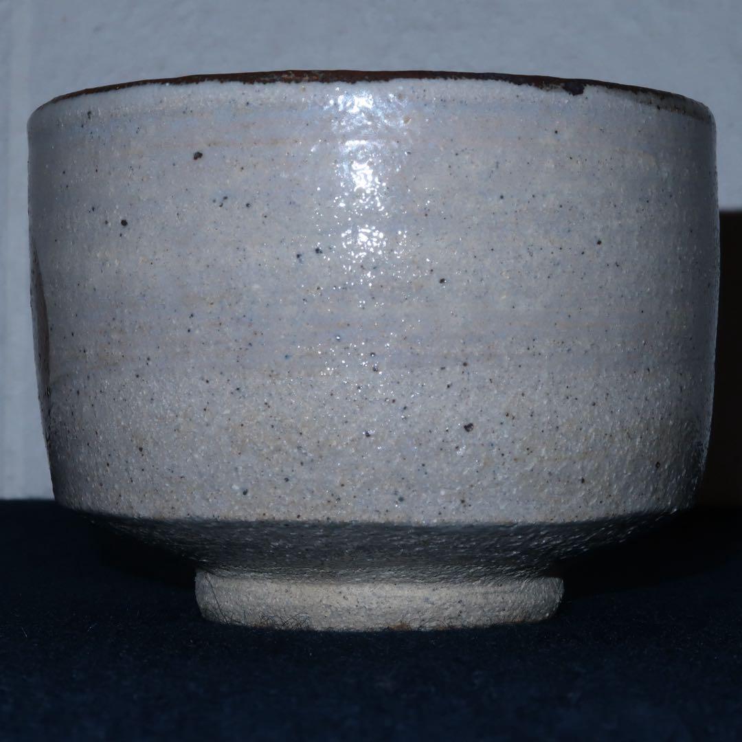 【茶道具】徳沢守俊作　絵唐津茶碗　◯△⬜︎