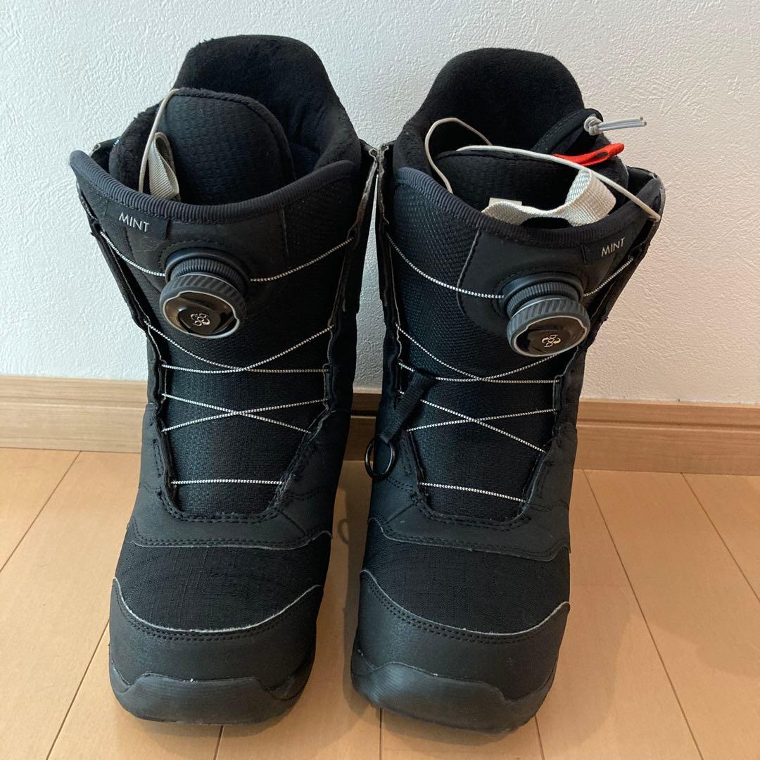 美品24.0 BURTON MINT BOAスノーボードブーツ ブラック