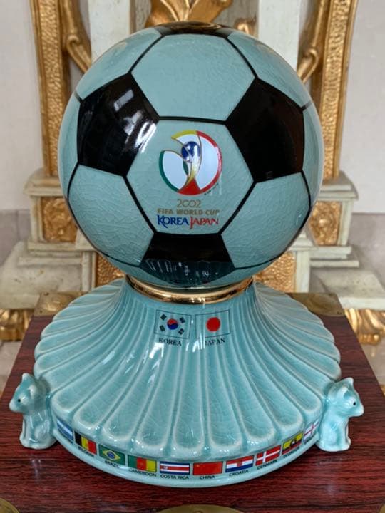 2002FIFAワールドカップ ボール陶器