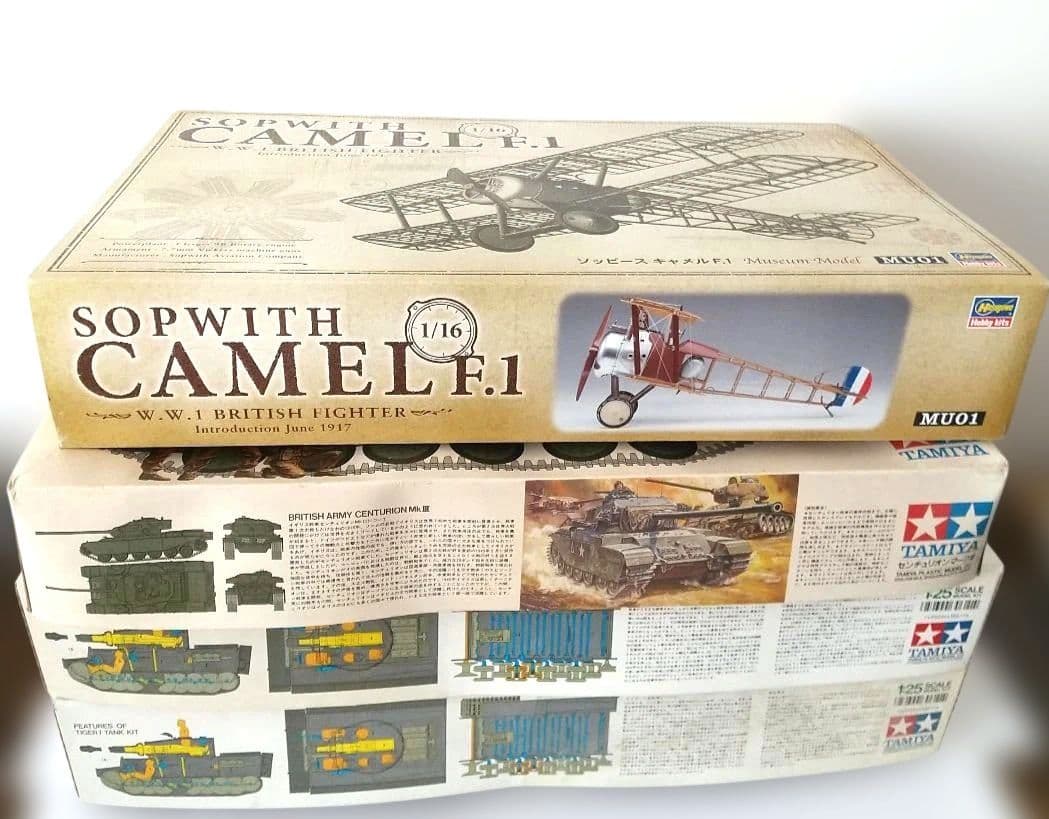 M*K様 戦車&航空機プラモデル 4点セット