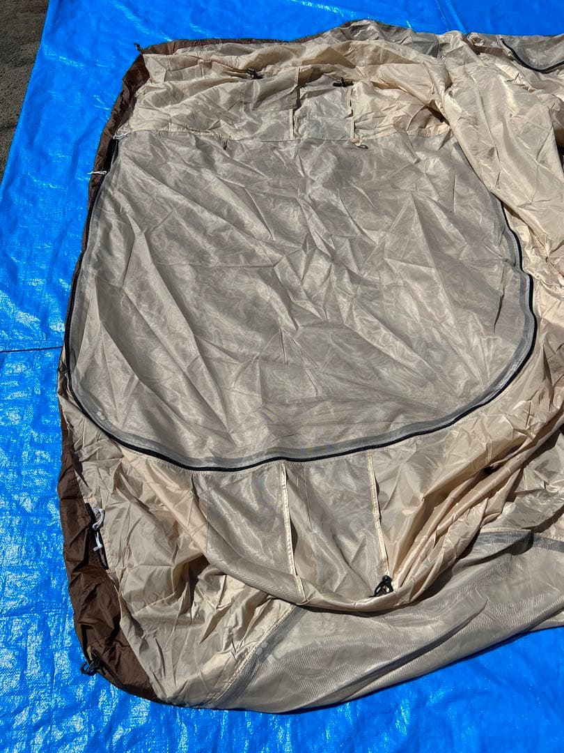 【試し張りのみ】DOD カマボコテント 3(S) T3-688-KH カーキ