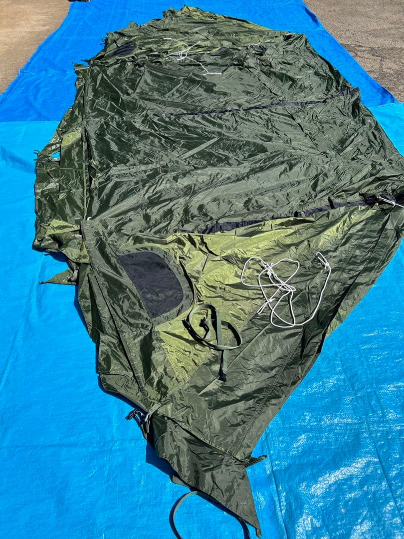 【試し張りのみ】DOD カマボコテント 3(S) T3-688-KH カーキ