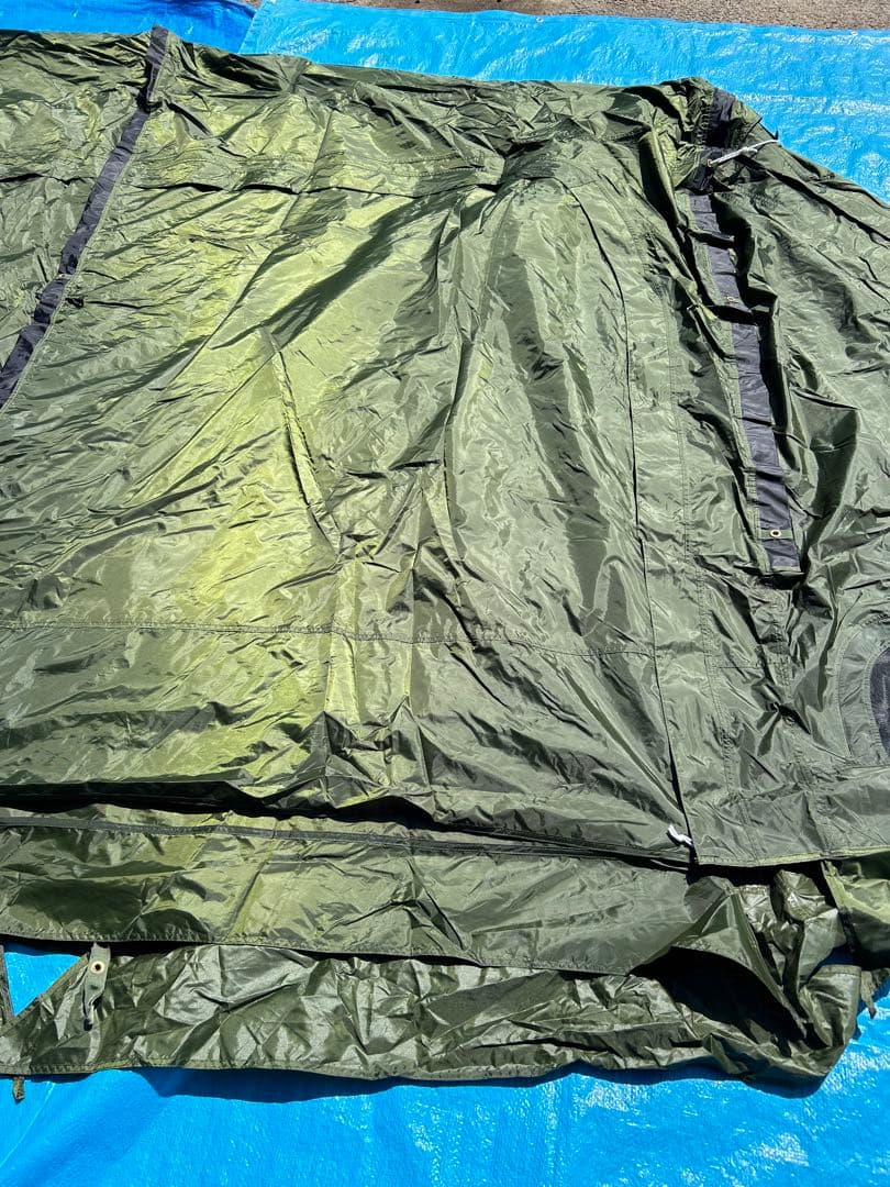 【試し張りのみ】DOD カマボコテント 3(S) T3-688-KH カーキ