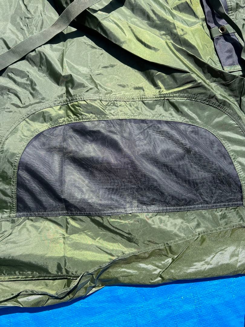 【試し張りのみ】DOD カマボコテント 3(S) T3-688-KH カーキ