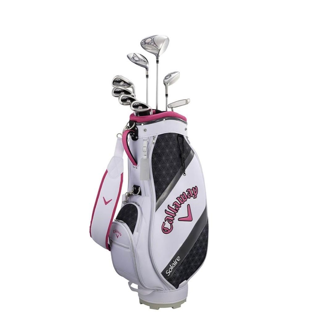 Callaway Solaire キャディバッグ ホワイト/ピンク