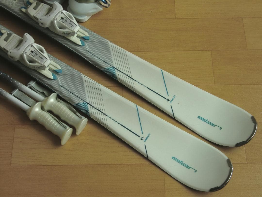 ■■送料無料■ELAN■女性用スキー4点セット■146/24.5■メンテ付■■