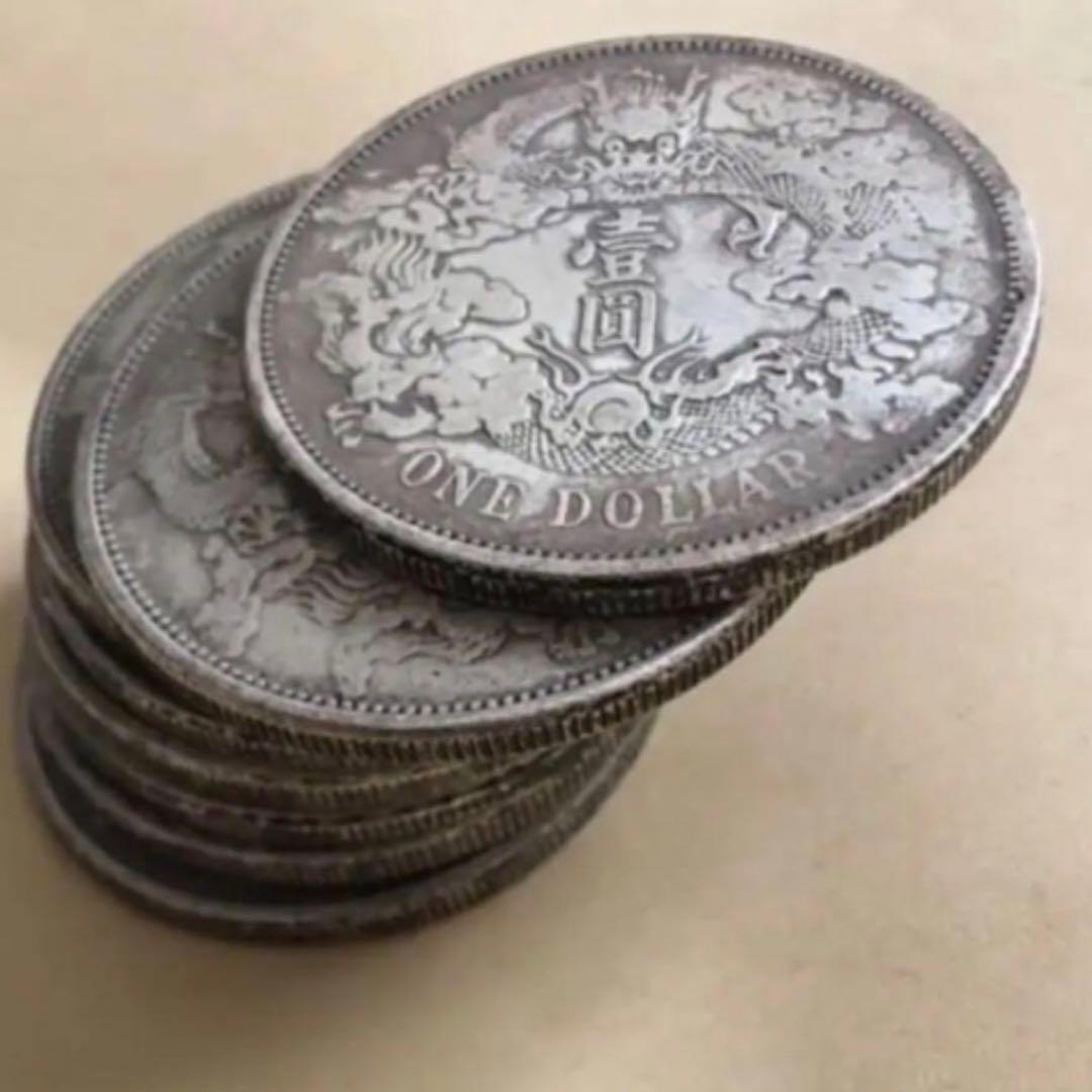 蔵出し 清王朝宣統銀貨 ラストエンペラー溥儀 26-27gX8枚セット 中国銀貨